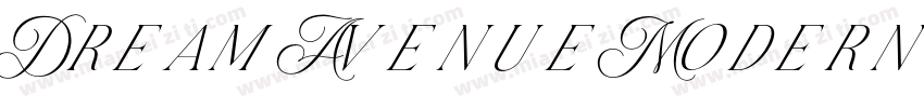 Dream Avenue Modern字体转换